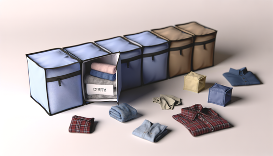 How do I store dirty laundry while using packing cubes?