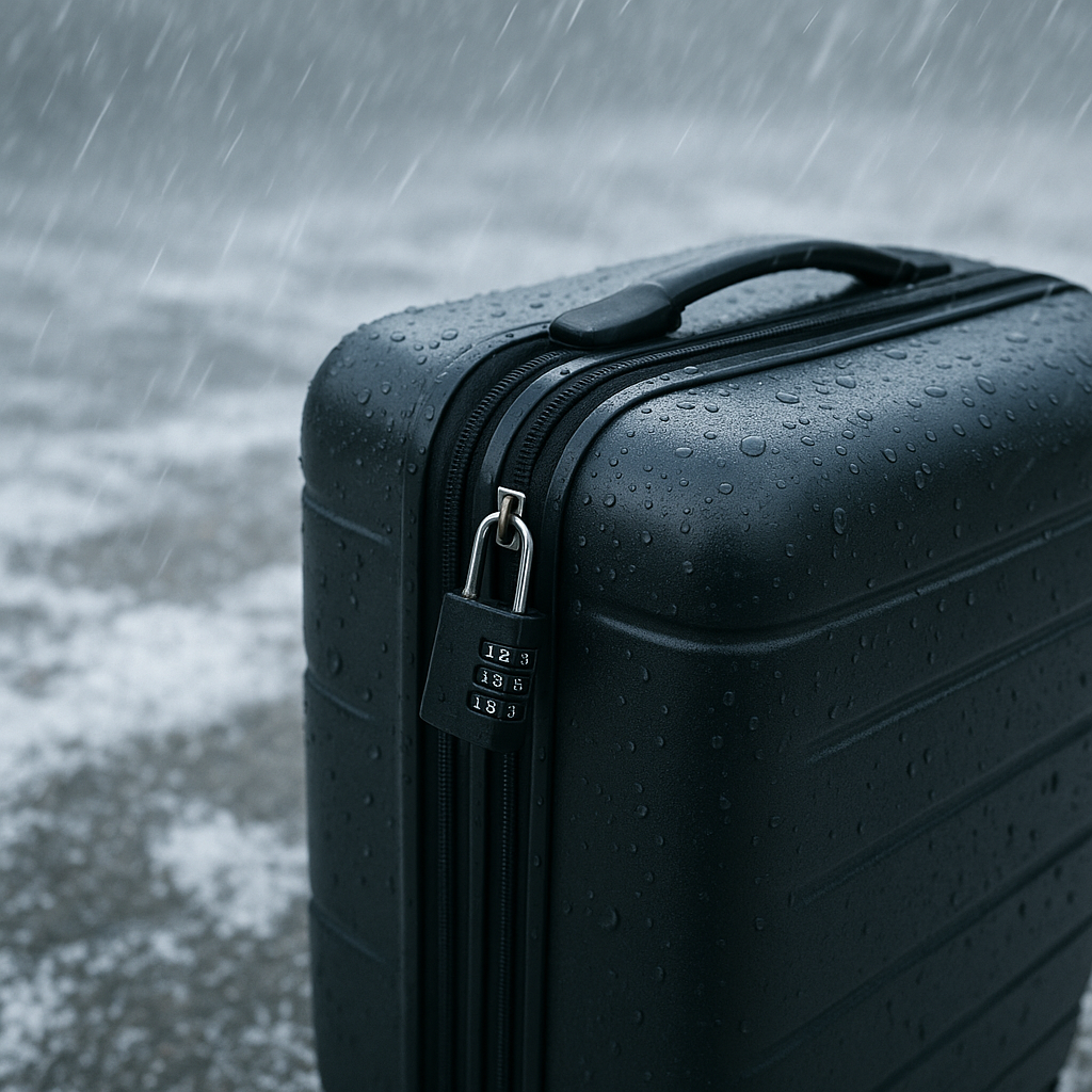 How do I choose luggage locks for extreme weather conditions?