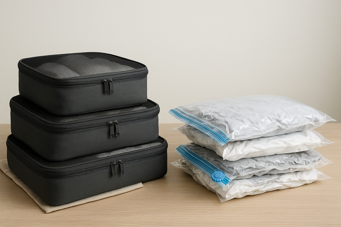 How do packing cubes compare to vacuum-seal bags?