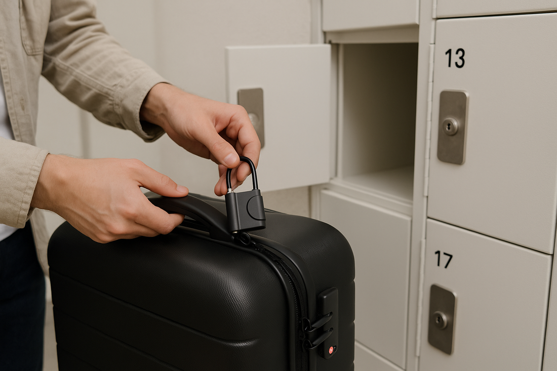 Can luggage locks be used at public luggage storage facilities?