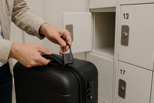 Can luggage locks be used at public luggage storage facilities?
