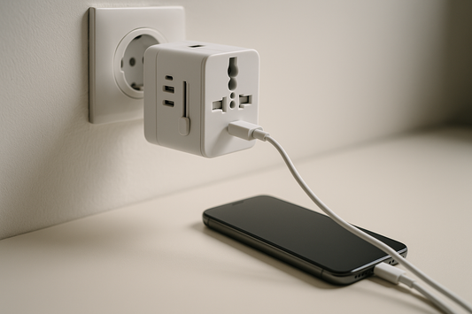 Can a universal adapter damage sensitive electronics?