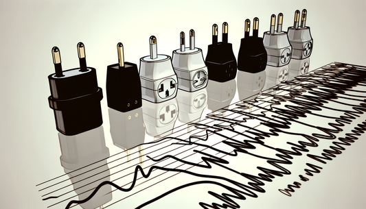 Can I use a universal adapter in countries with unstable power grids?