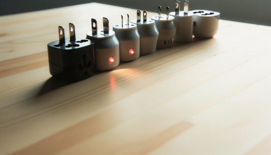 Are there universal adapters that include surge protection?