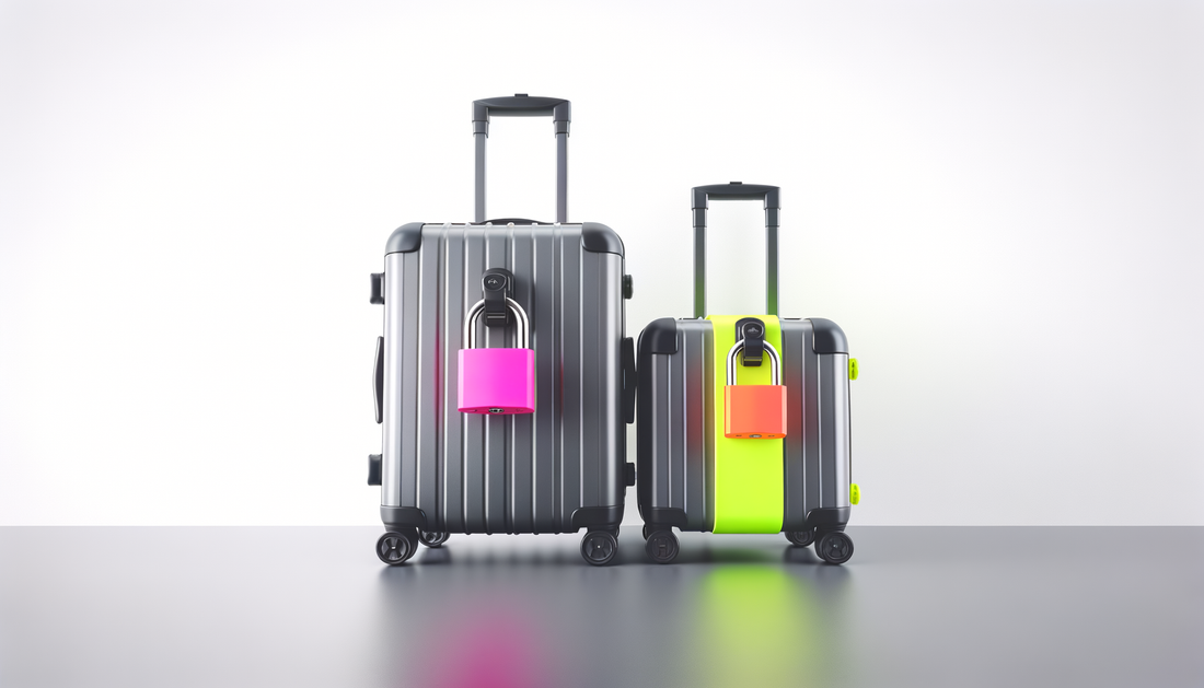 Are brightly colored travel locks better for identifying luggage?