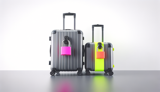 Are brightly colored travel locks better for identifying luggage?