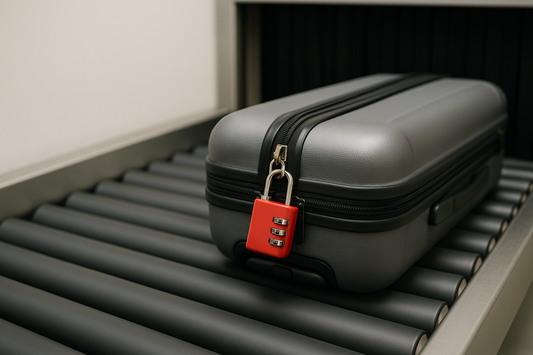 Do luggage locks interfere with airline baggage handling systems?