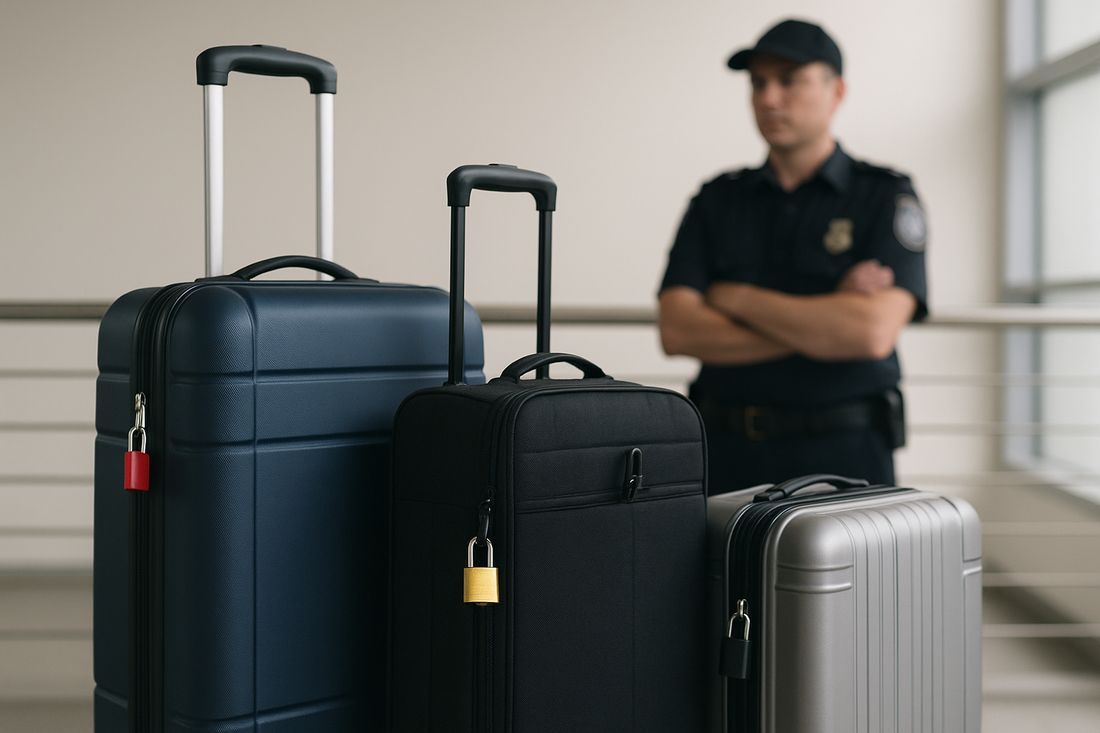 Can I travel with multiple locked bags through customs?