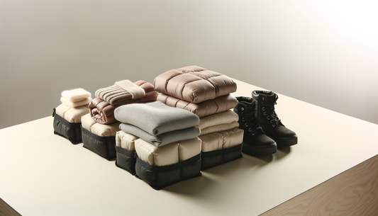 How do I pack bulky winter clothes using packing cubes?