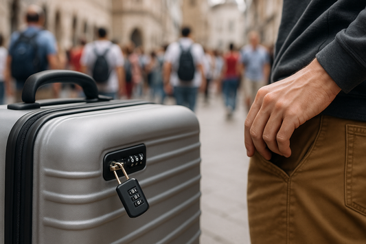 Can luggage locks prevent pickpocketing in crowded tourist spots?