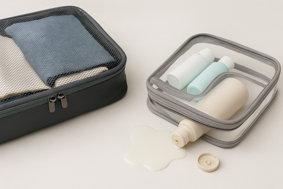 Can packing cubes prevent liquids from leaking onto clothes?