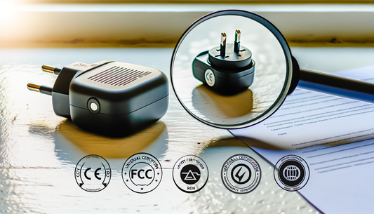What safety certifications should I look for in a universal travel adapter?