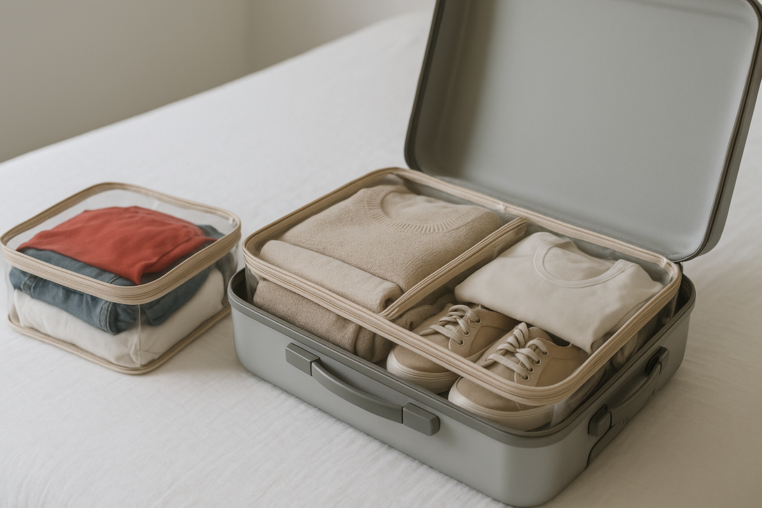 Are transparent packing cubes better for customs inspections?