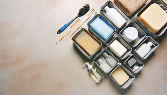 How do you organize toiletries with packing cubes?