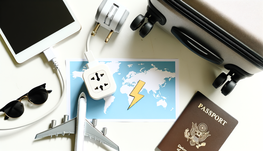 Do universal adapters protect against power surges while traveling?
