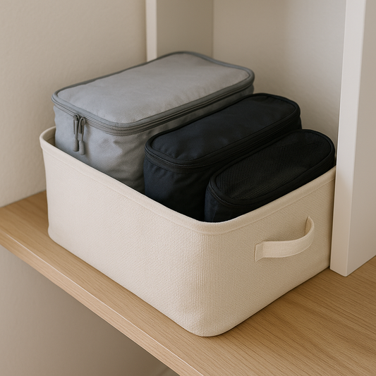 How do I store packing cubes when not in use?