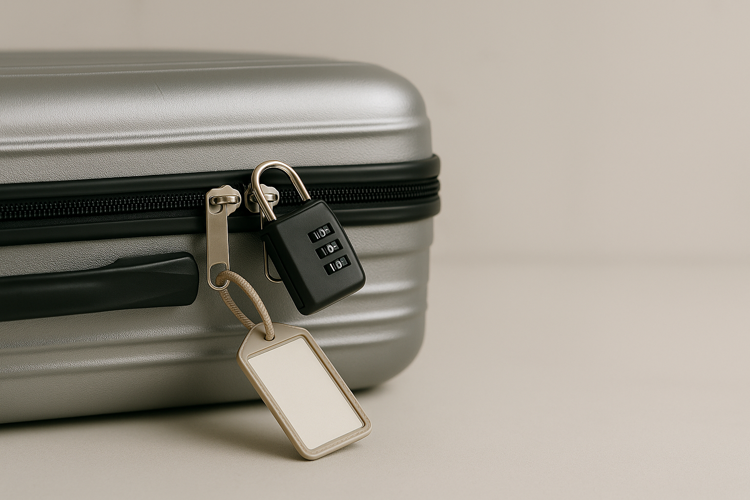 Can luggage locks be customized with name tags or identifiers? – The ...