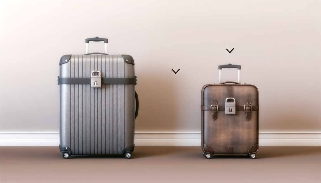 Do I need different locks for checked and carry-on luggage?