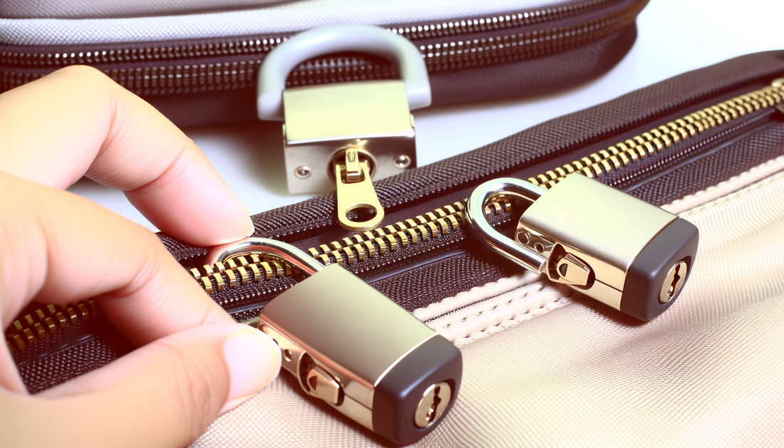 Do luggage locks fit on both double and single zipper pulls?