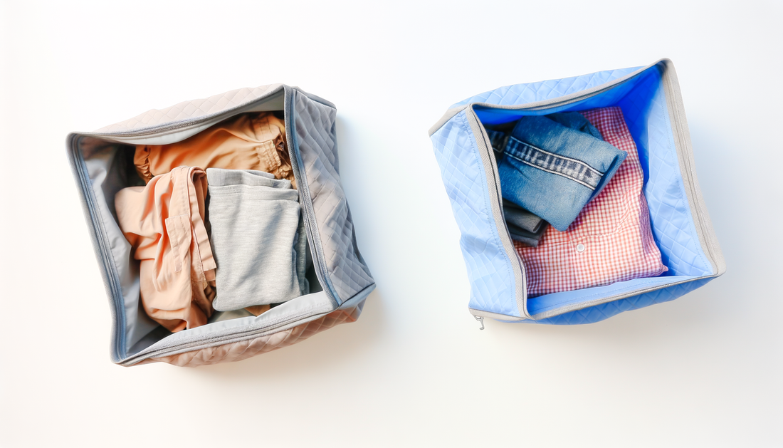 Can I use packing cubes to separate clean and dirty clothes on a trip?