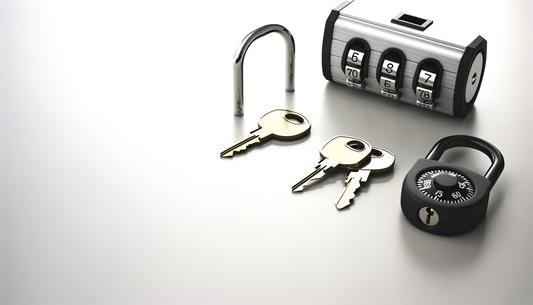 What’s the difference between key locks and combo locks for travel?