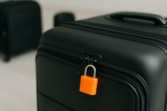 Are brightly colored luggage locks better for quick baggage claim identification?