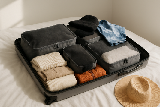 Can packing cubes help when traveling between different climates?