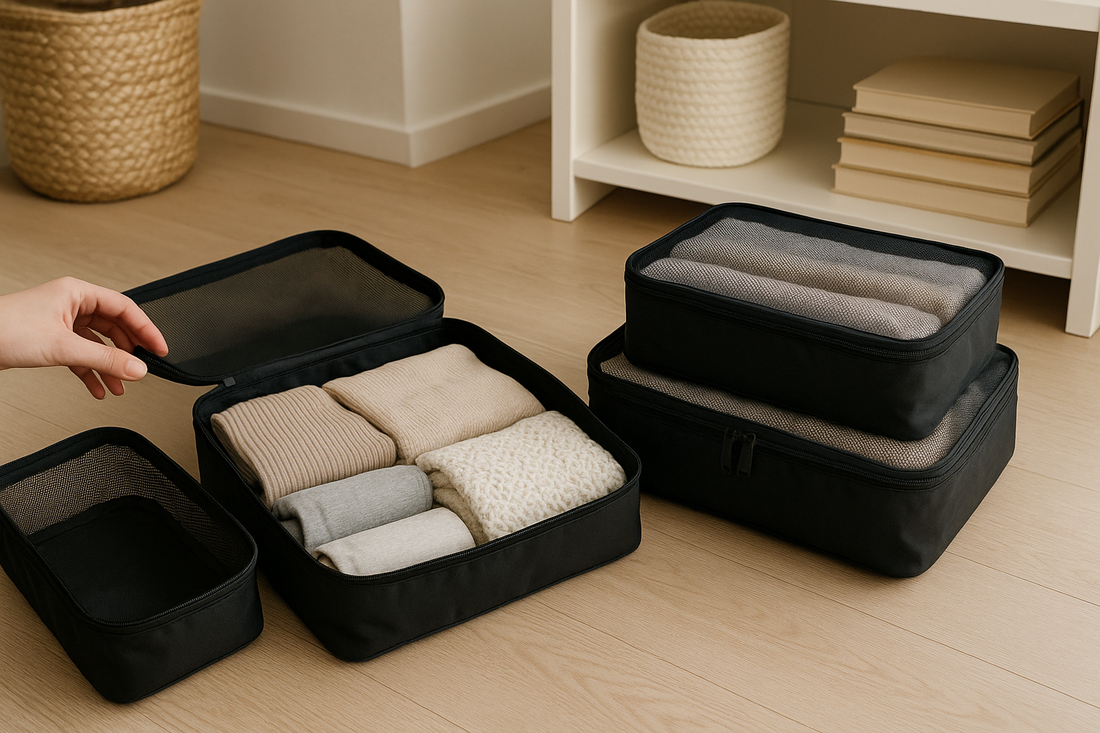 Can packing cubes be used for organizing storage at home?