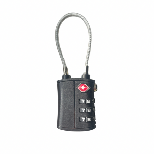 🎁 Backpacker Travel Lock – TSA Approved Combo Lock with Steel Cable for Luggage & Lockers (100% off)