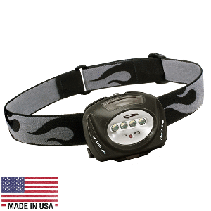 LED Headlamp: 60.5 hours of light & Water Resistant