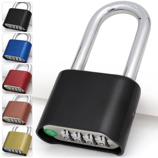 Heavy-Duty 4-Digit Padlock: Strong, Secure & Weather-Proof
