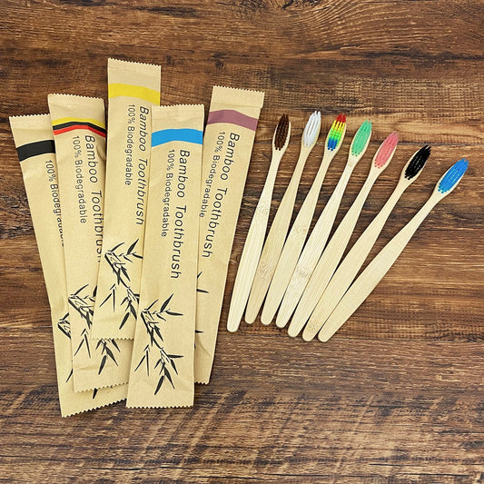 Bamboo Toothbrushes: Eco-Friendly, Biodegradable & Effectively Cleans Teeth